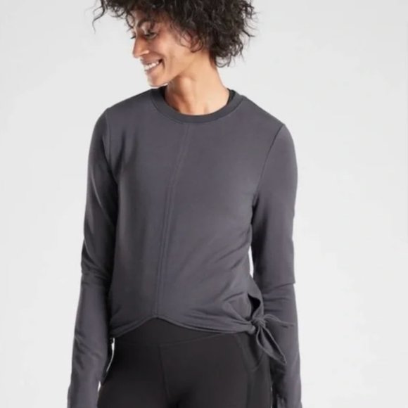 Athleta Samsara Side Tie Sweatshirt - Picture 2 of 3